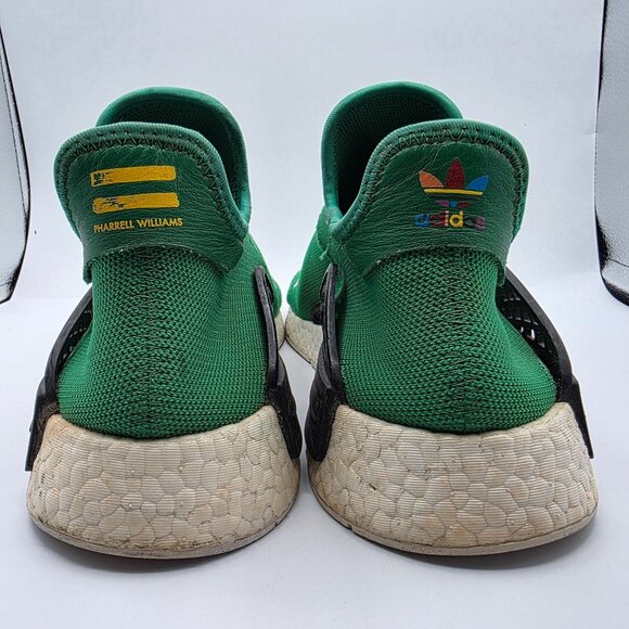 Adidas Pharrell x NMD Human Race Green Mens Size 9 Sneaker Shoes Casual Walking - Picture 5 of 13